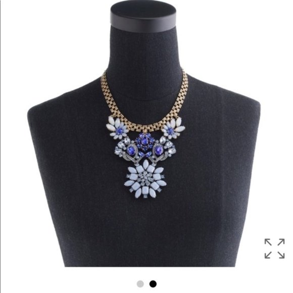ISO Lulu Frost or replica J Crew 100 year necklace blue gold - Picture 1 of 1
